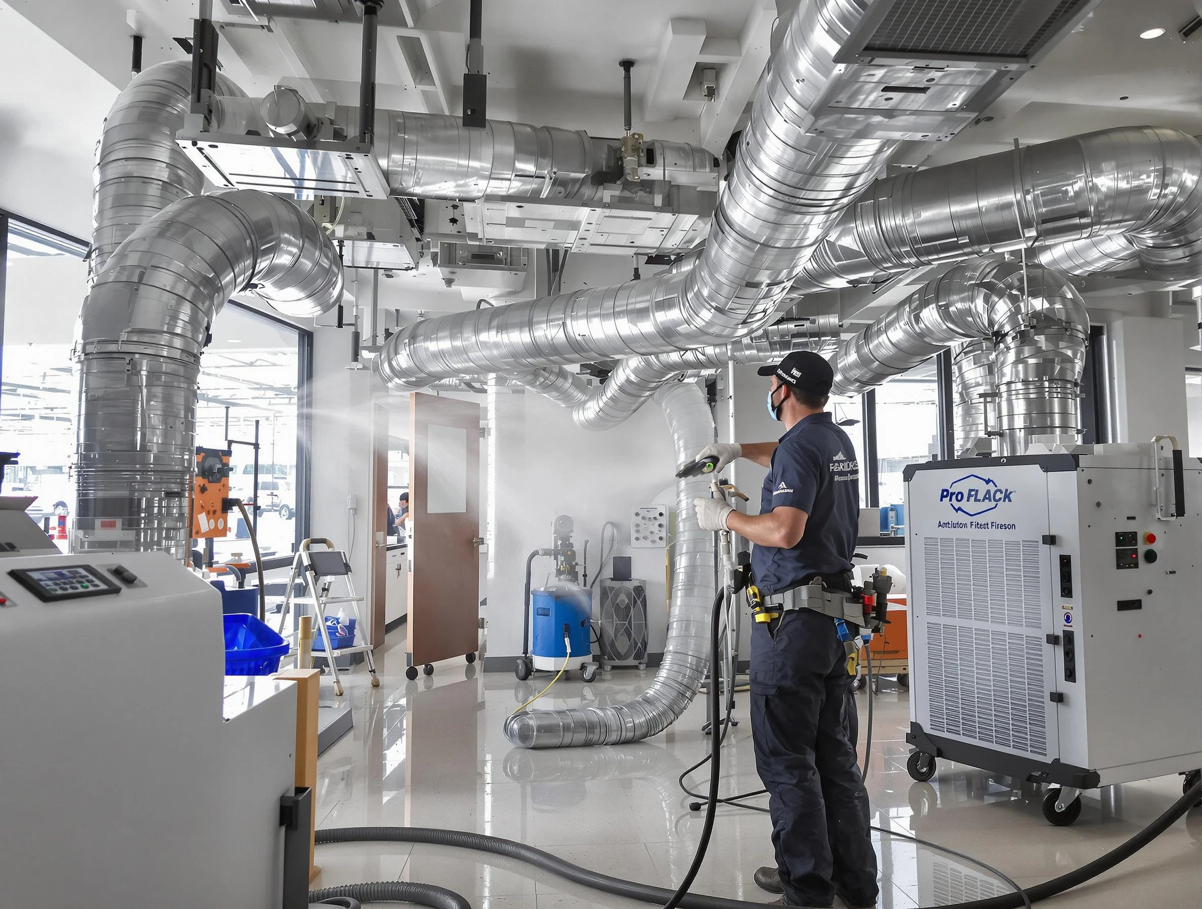 Negative Pressure Air Duct Cleaning in Brighton